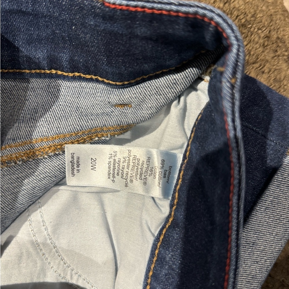 Edge Dark Blue Denim Jeans Shorts - Picture 3 of 4